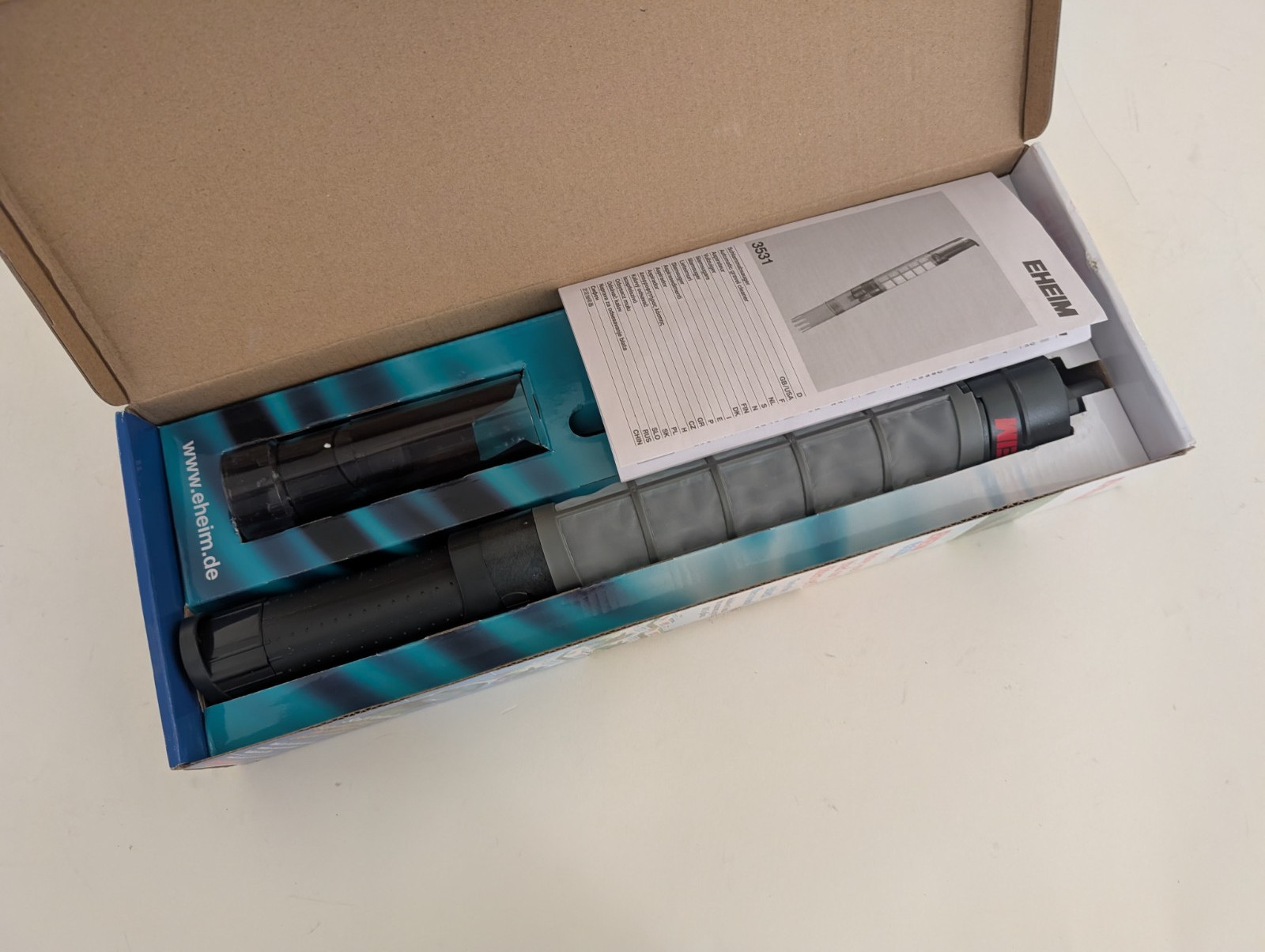Eheim Quick Vac Pro - Battery Powered Gravel Cleaner & Sludge Extractor