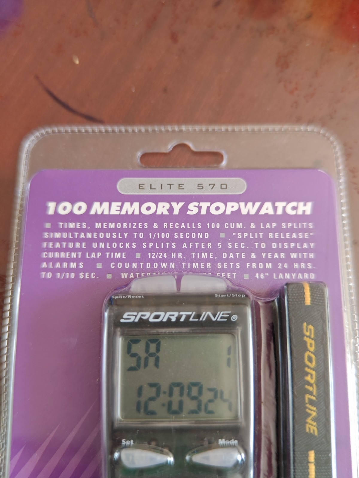 Elite 570 / 100 Memory Stopwatch Sportline