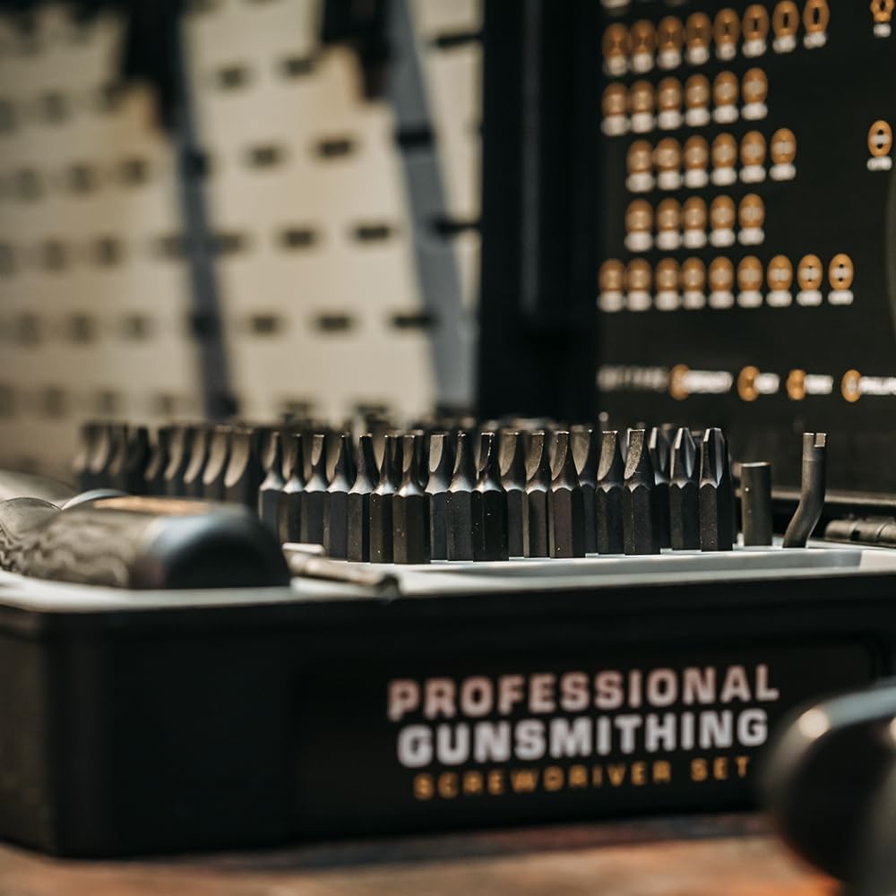 89 Piece Gunsmithing Screwdriver Set with Durable Construction and Storage Case