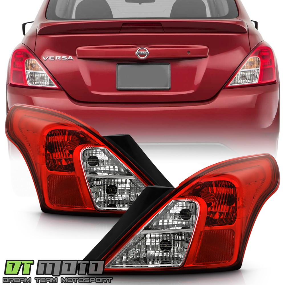 For 2012-2019 Nissan Versa 4-Door Sedan Tail Lights Brake Lamps Pair Left+Right