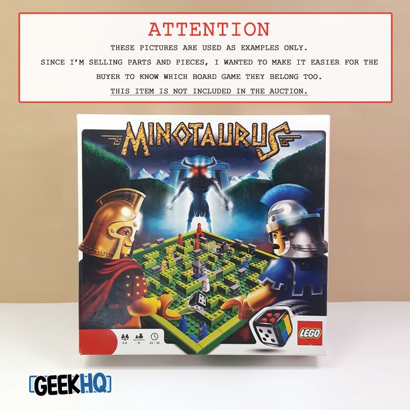 Minotaurus • (4x) Red Player Token Replacement [2010] Lego
