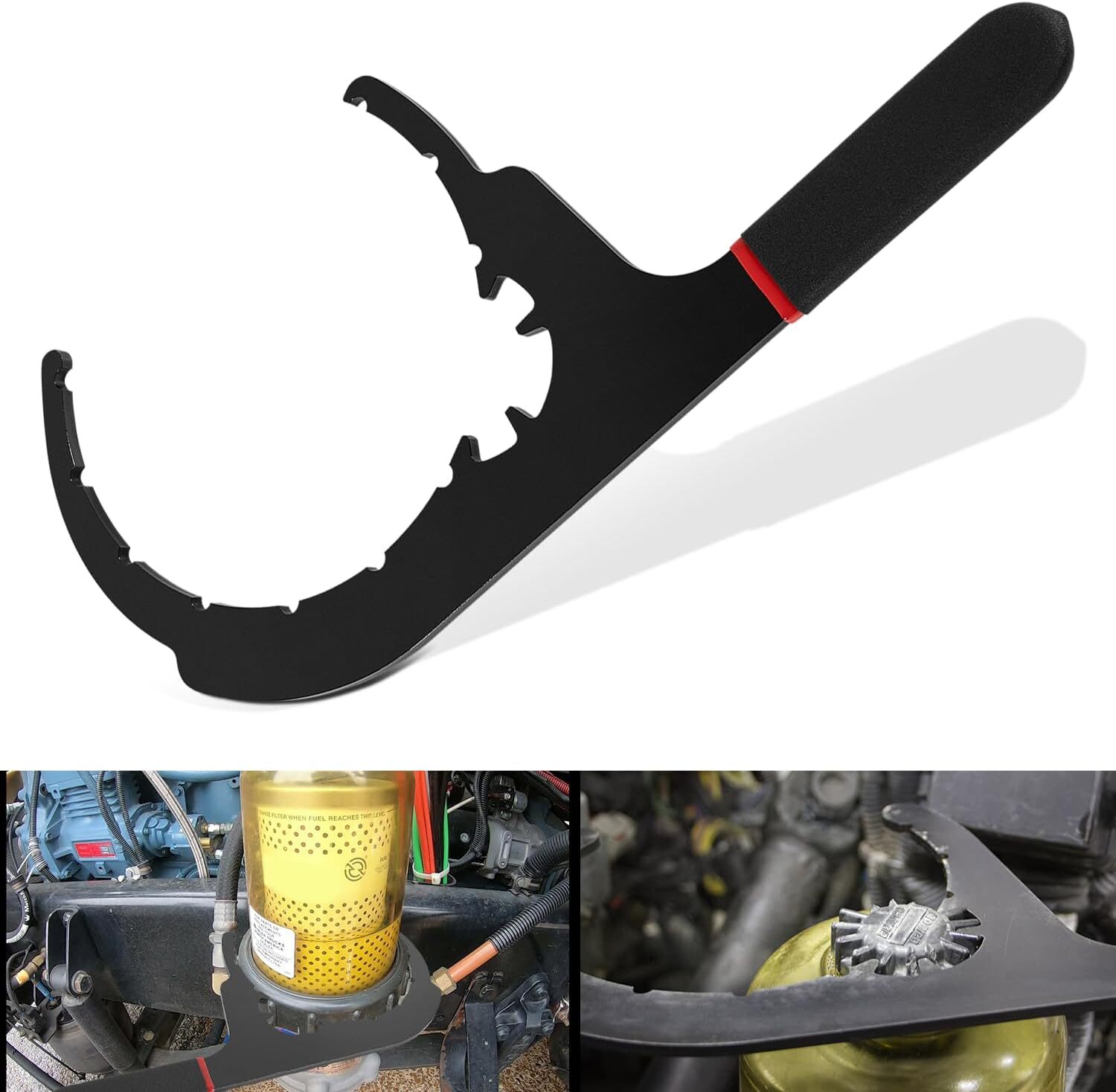 61110 6" Diesel Fuel Filter Wrench For Da-vco Paccar Kenworth Peterbilt Cummin💟