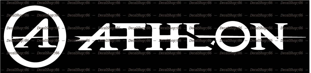 ATHLON Optics - Hunting/Shooting - Car/SUV Vinyl Die-Cut Peel N' Stick Decals