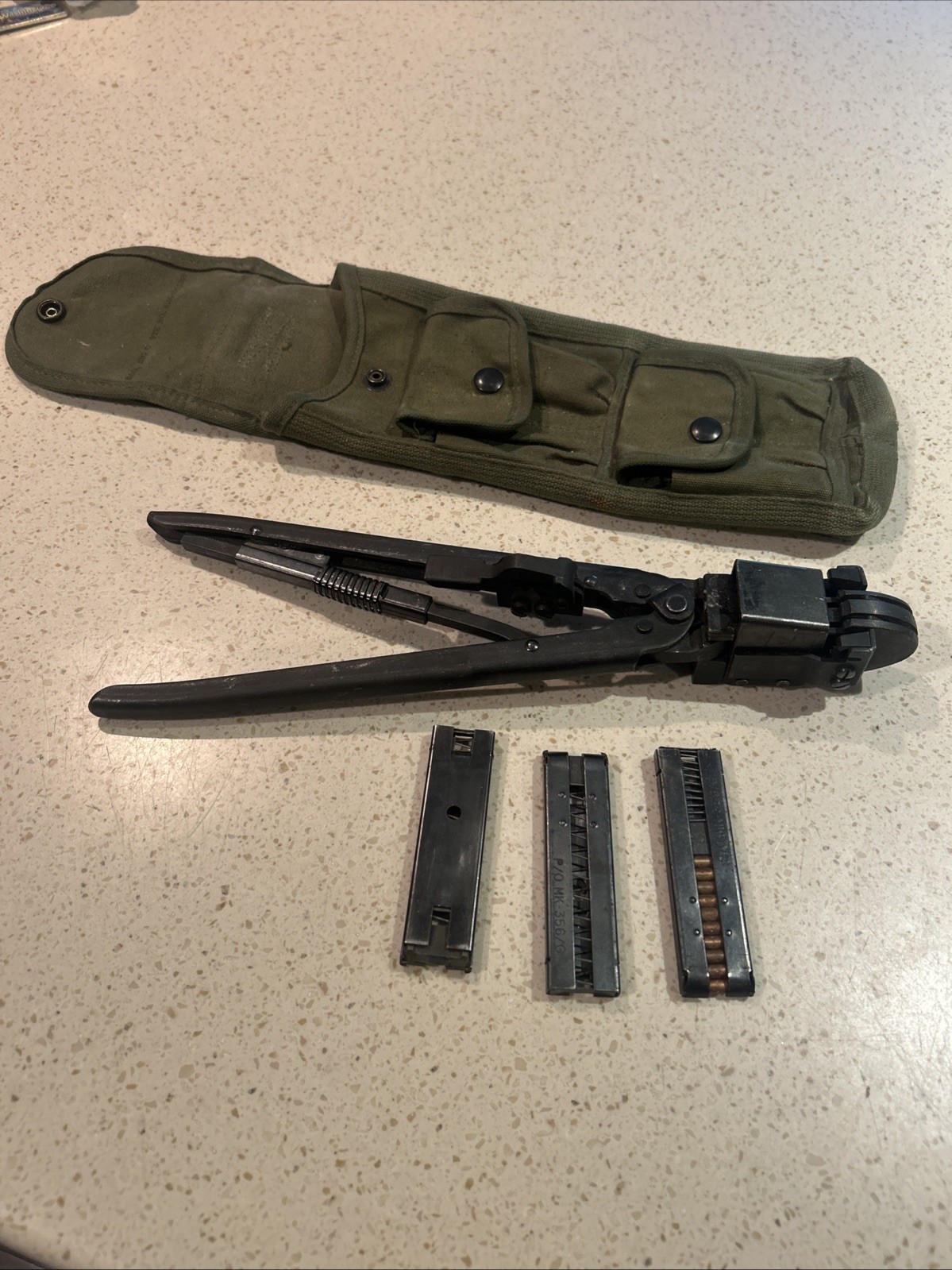 Military TL-582 G Crimping Tool Army Field Phone Radio Tool with pouch & clips