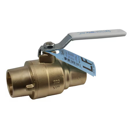 Apollo Valves 77Flf20501 Manual 2-Way Ball Valve, Sweat, Brass