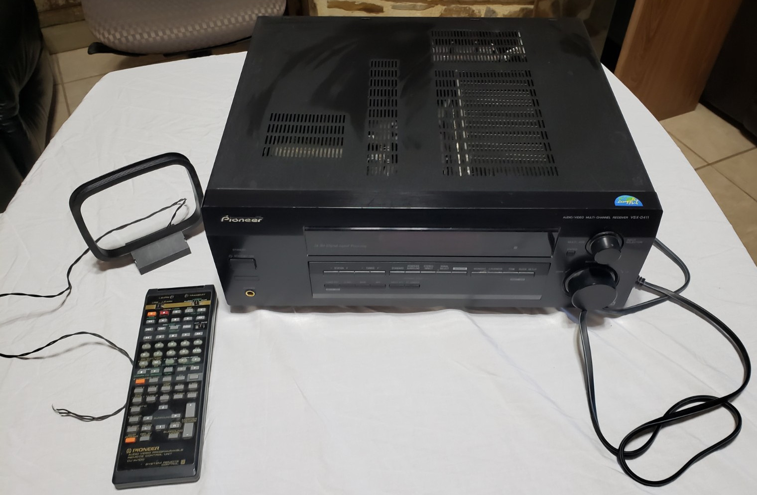 Good Used Pioneer VSX-D411 AUDIO/VIDEO MULTI-CHANNEL RECEIVER Tested