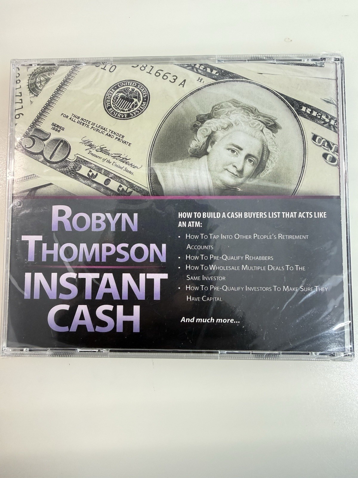 Instant cash with Robyn Thompson CD New