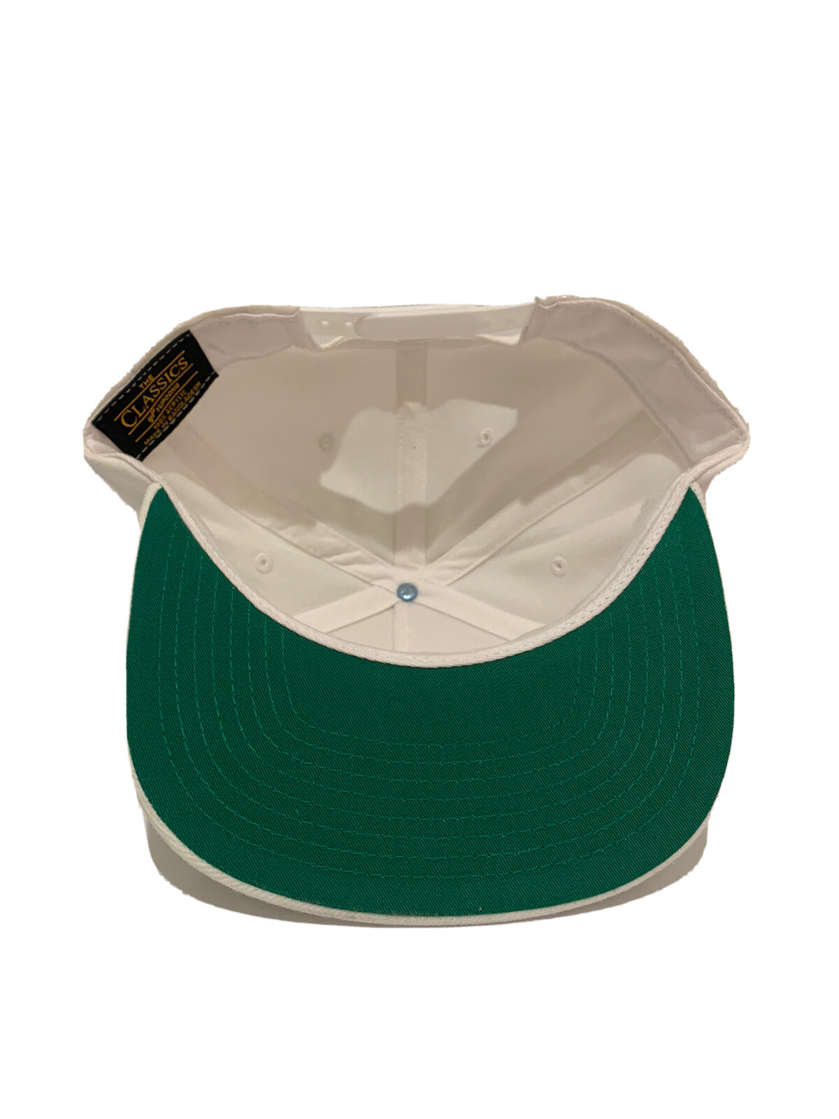 24K XXIVk Magic Snapback Bruno Mars Custom Hat Yupoong White & Metallic Gold