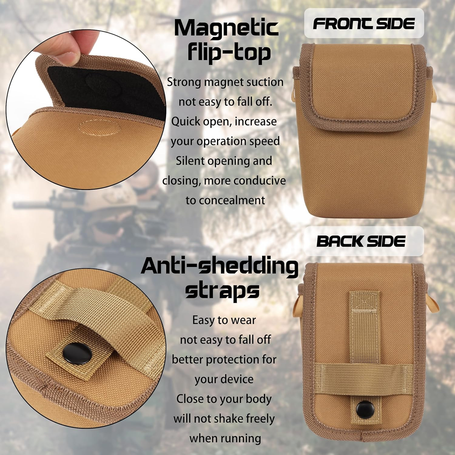 Rangefinder Pouch - Ultimate Protection Your Hunting Accessories (Brown)