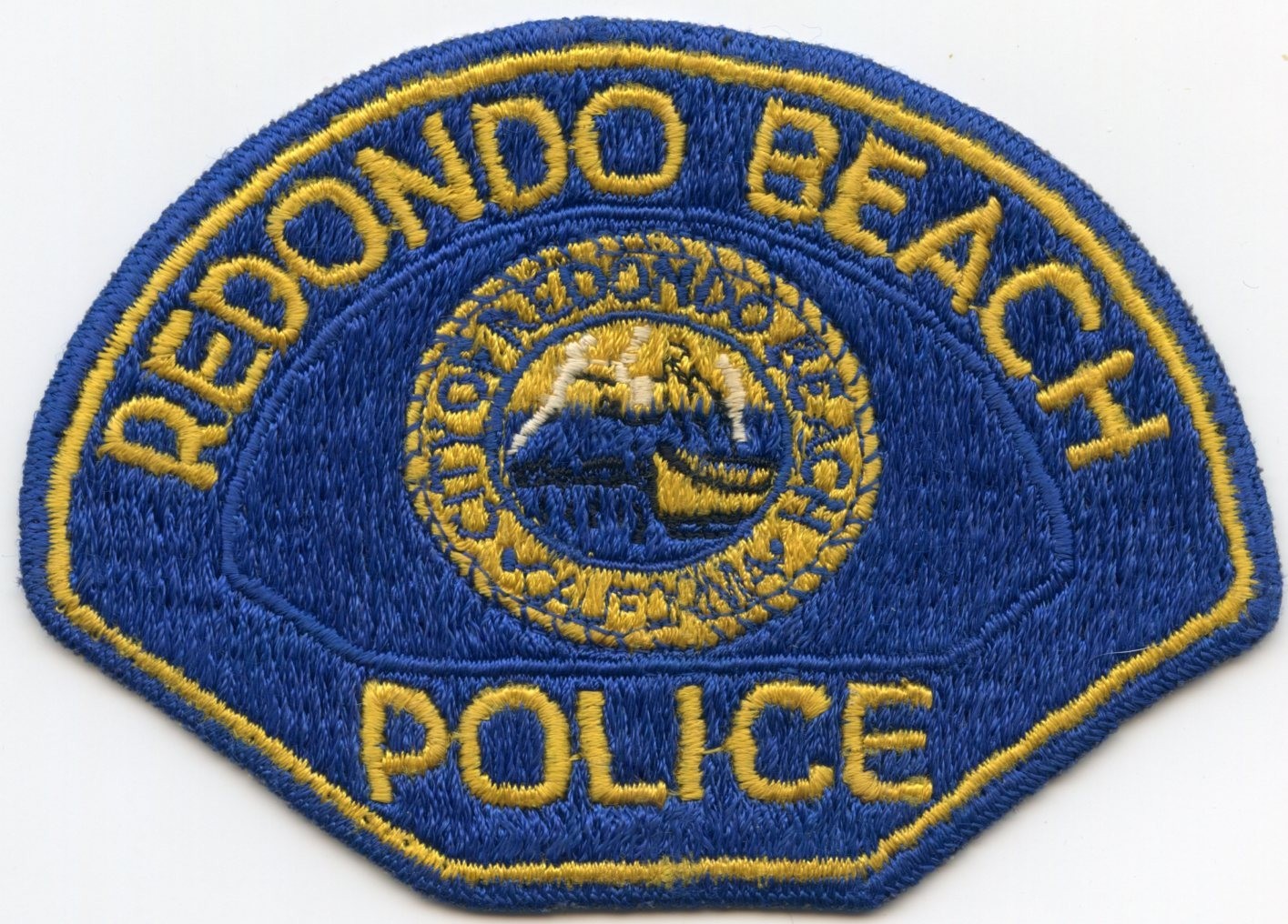 old vintage REDONDO BEACH CALIFORNIA POLICE PATCH
