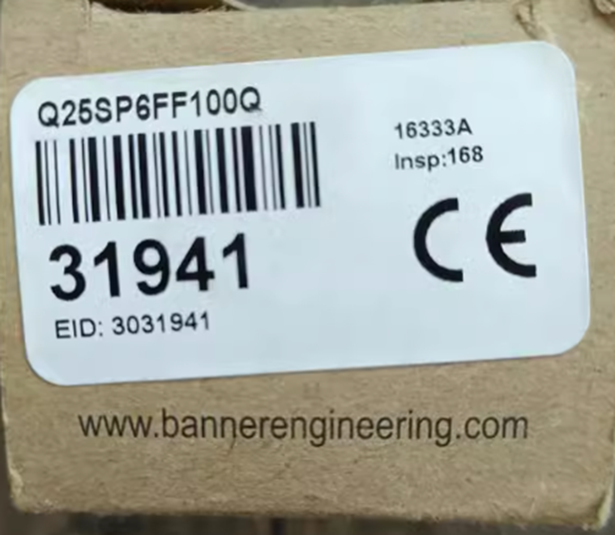 NEW Banner Q25SP6FF100Q Module