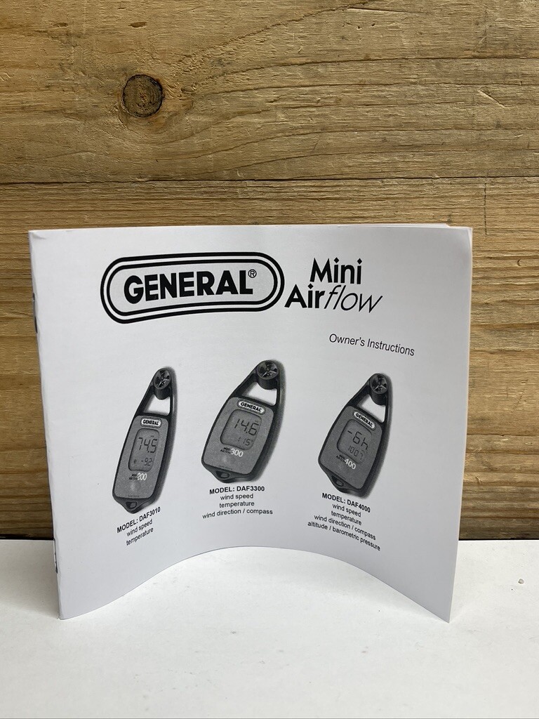 General Mini Air Flow Meter DAF3010