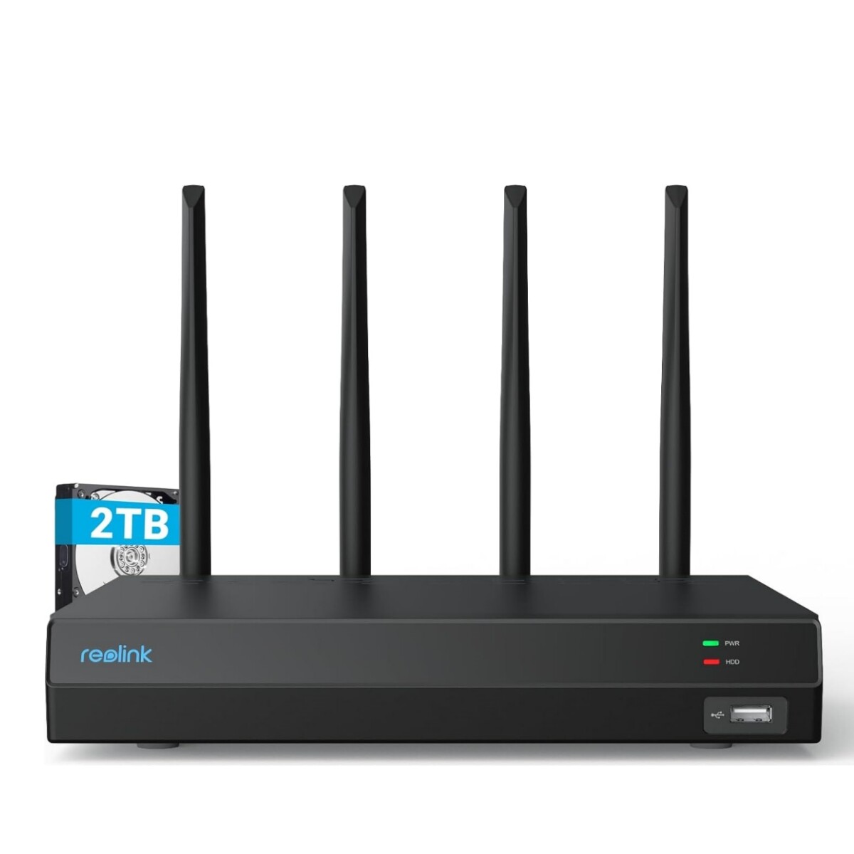 Reolink RLN12W 4K 16CH WiFi NVR 24/7 Recording for CCTV Security Camera System
