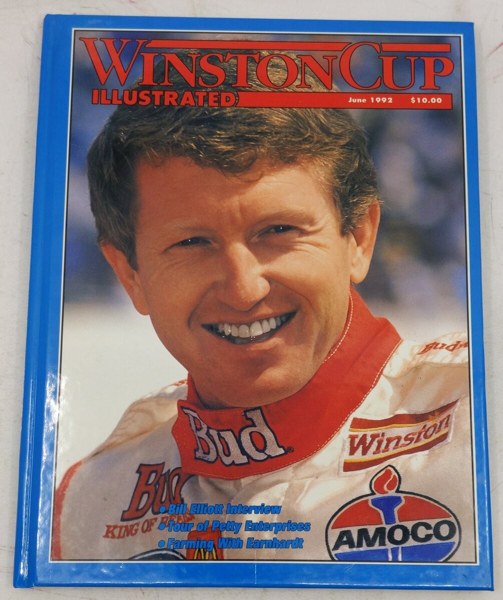 Winston Cup Illustrated June 1992 Hardcover Book