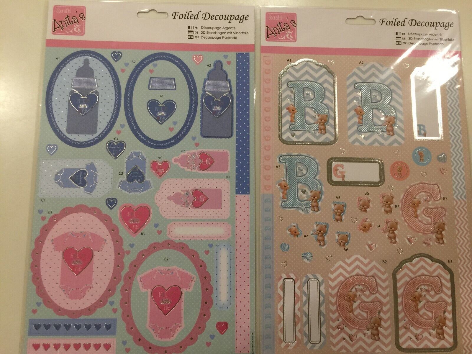 Docrafts Spring Time Foiled Decoupage Topper Set