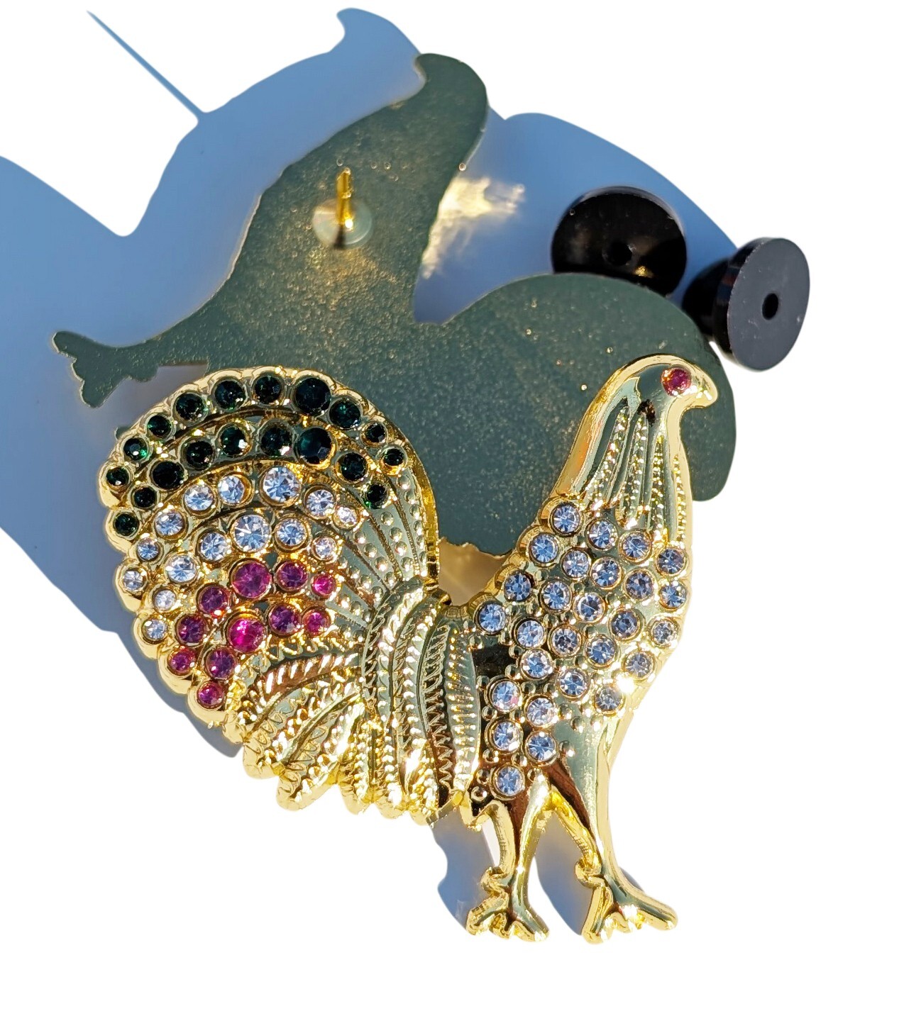 Pin Rooster Pin for Caps Clothing Enamel Badge Mexican Pin Gallo Gallero Farm #3