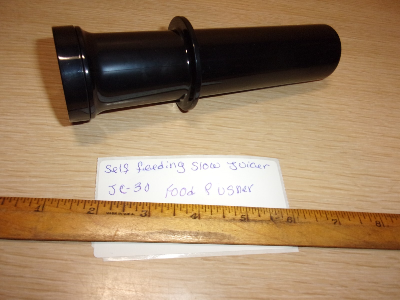 SELF FEEDING SLOW JUICER MODEL JC-30  BLACK FOOD PUSHER