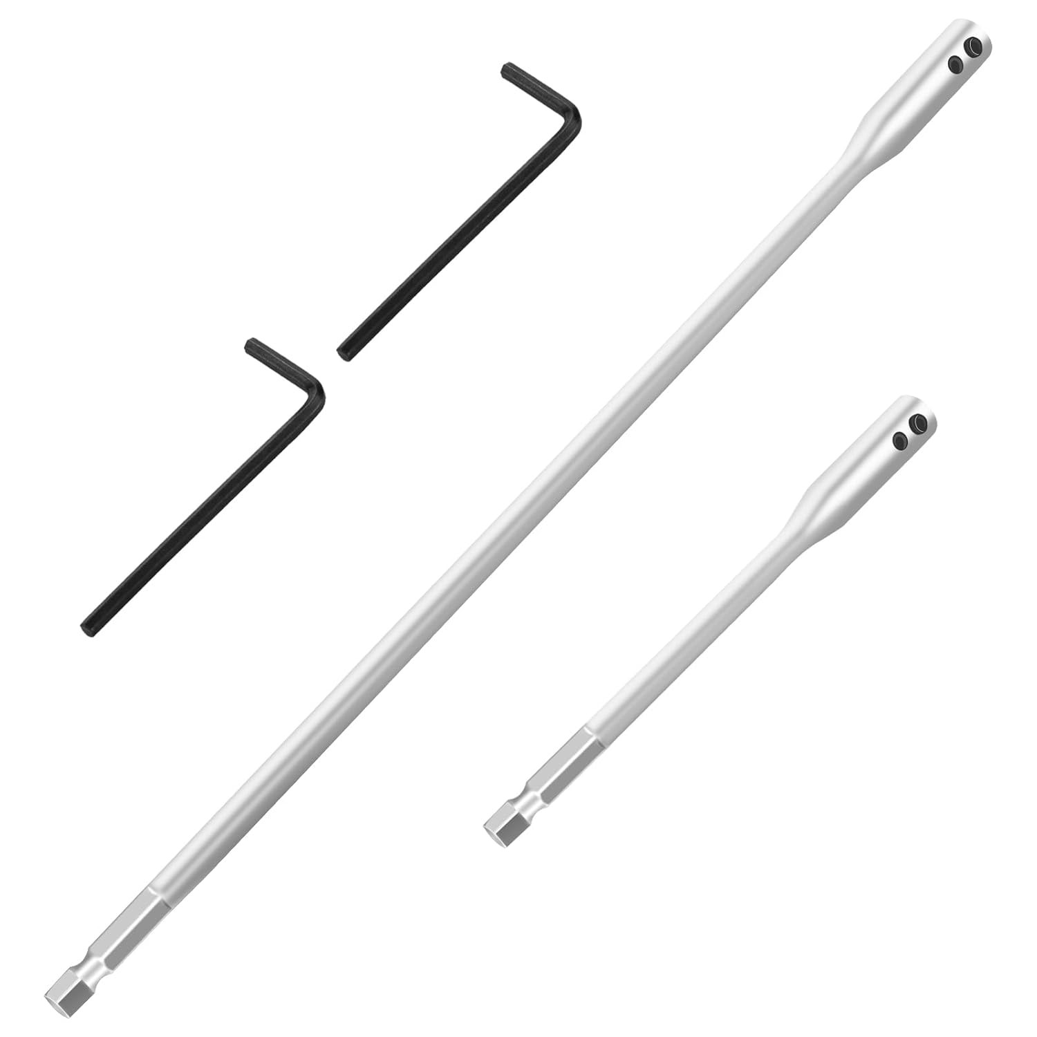 4 Pieces 1/4 Drill Bit Extension Set, High Carbon Steel Set,...
