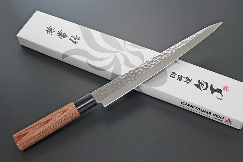 Kanetsune Seki Japan KC-959 Sujihiki Carbon 240mm Kitchen Cutlery Chef Knife