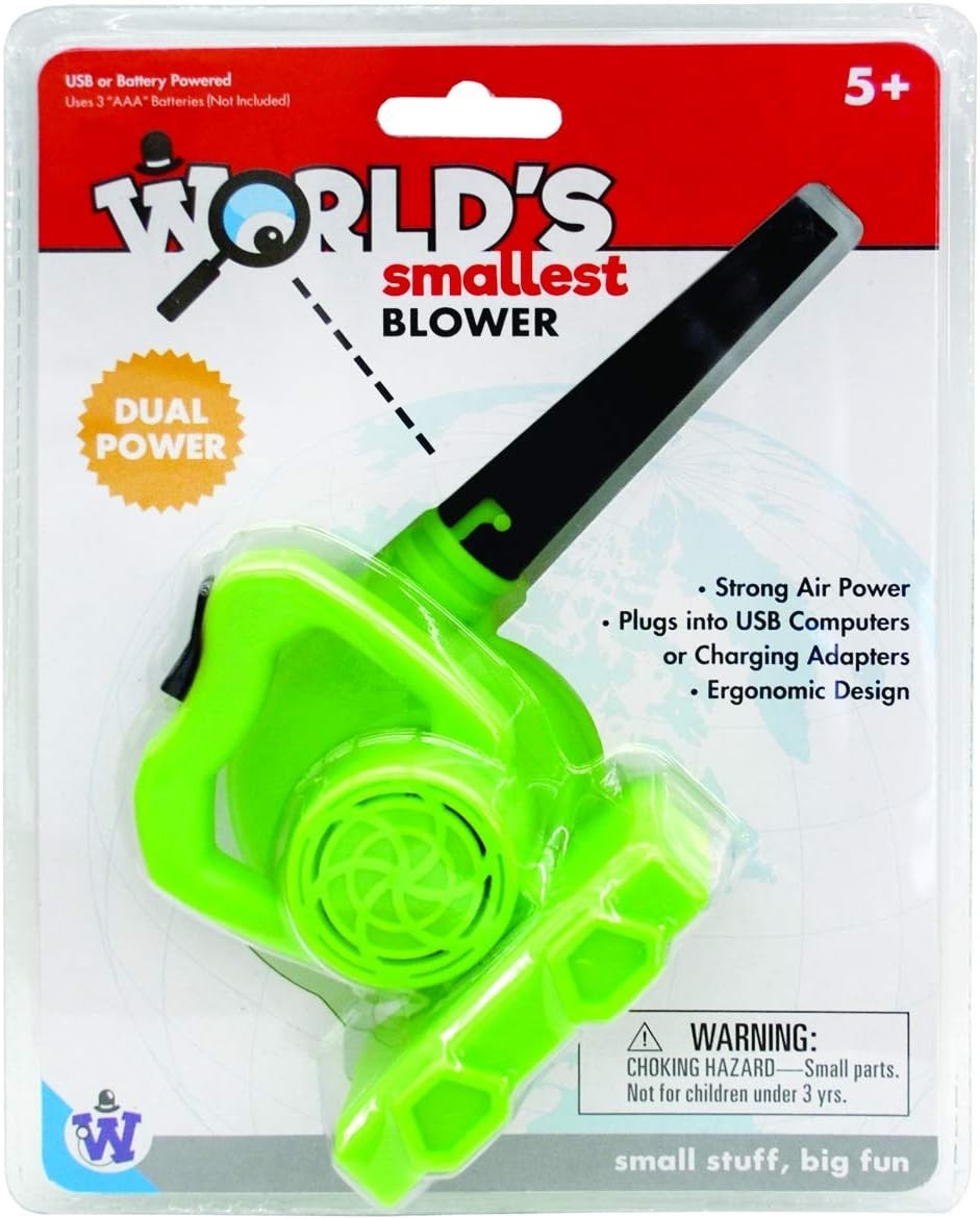 Ergonomic Minimalist Leaf Blower - USB Powered & Perfect for Quick Cleanups
