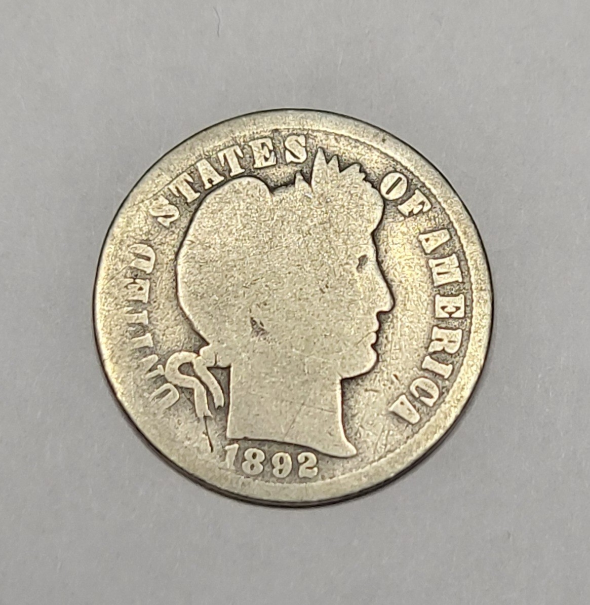 1892-O Barber One Dime
