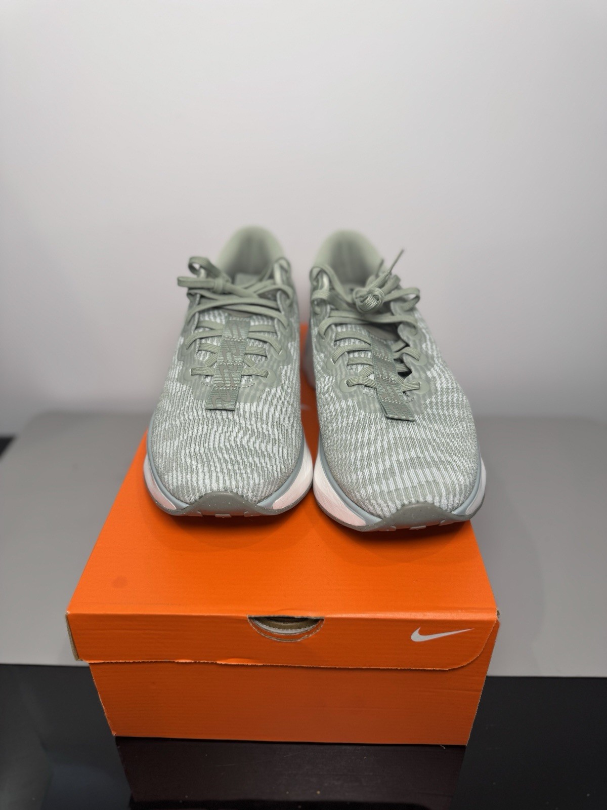 Nike React Men's Gray White Mesh Running Sneakers DM3063-003 Size 11