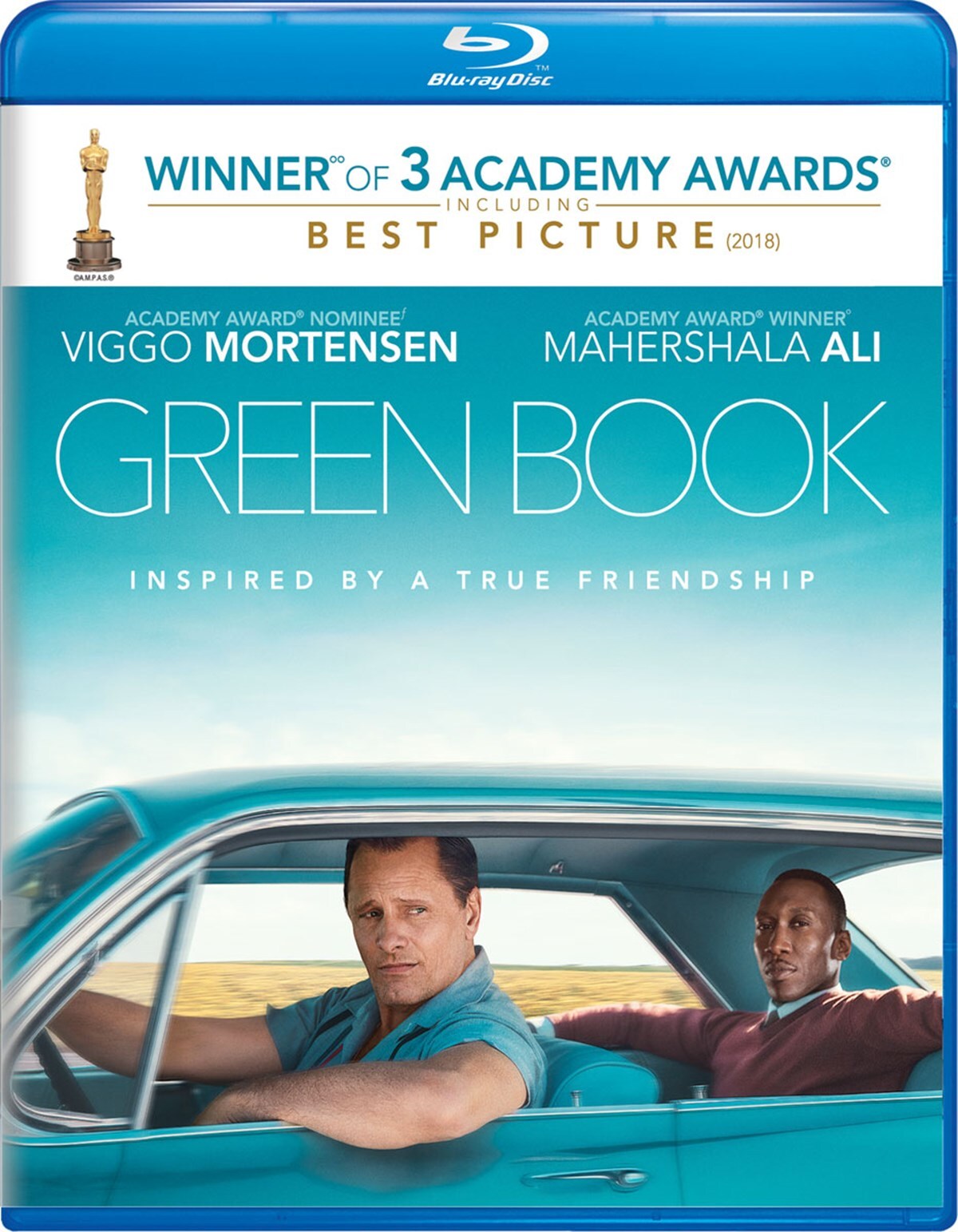 Green Book Blu-ray Viggo Mortensen NEW