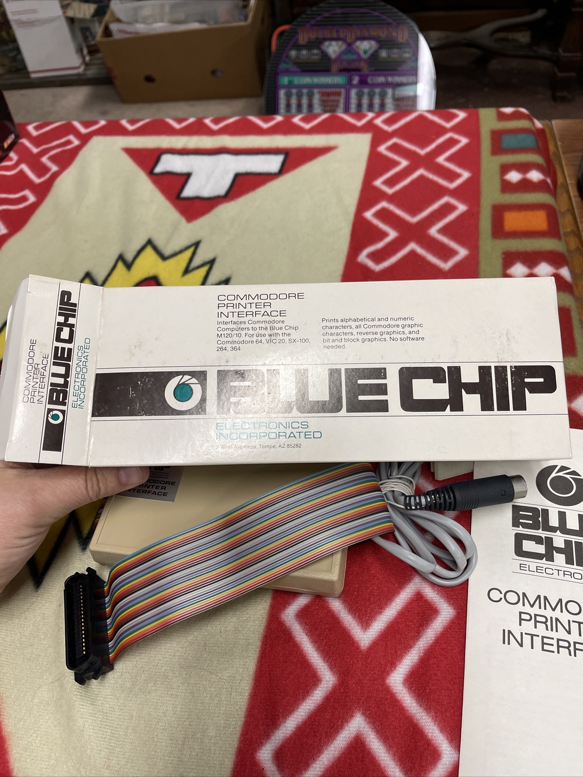 NOS NEW BLUE CHIP 120/10 COMMODORE PRINTER INTERFACE C64 VIC20 SX100 264 364