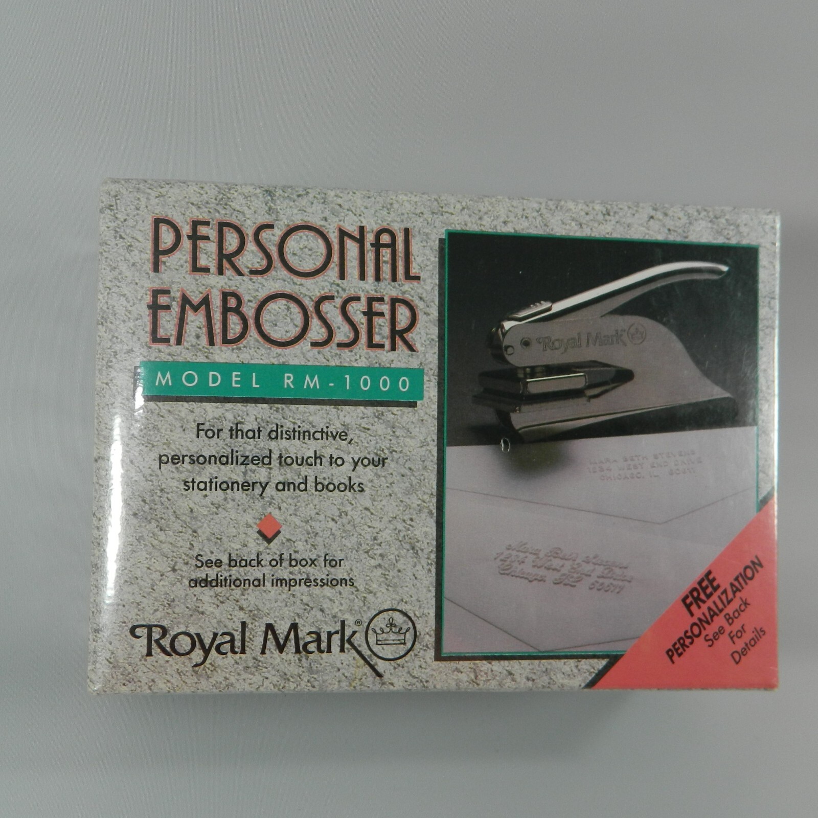 ROYAL MARK Model RM 1000 Personal Embosser