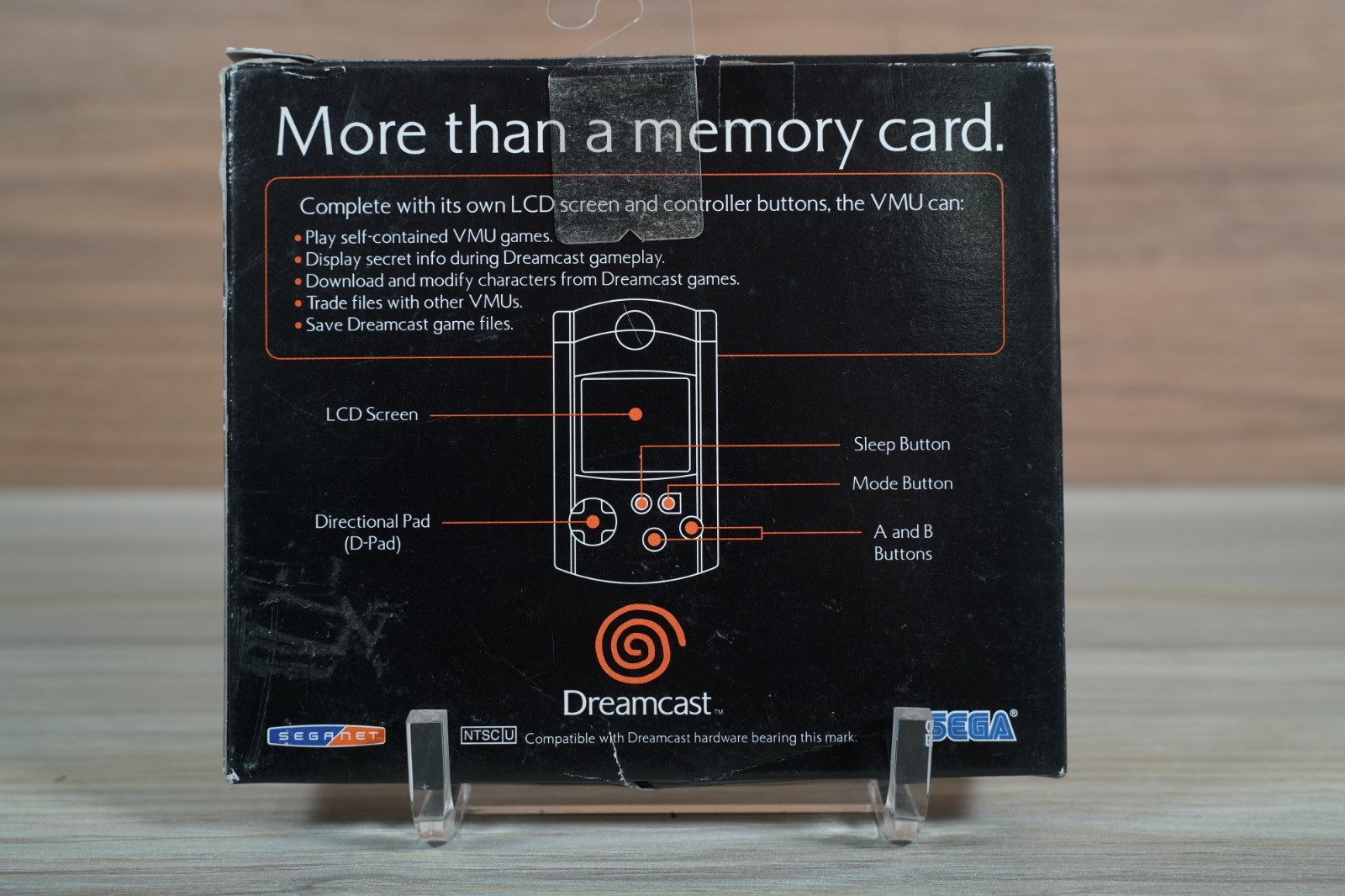 Black Smoke Grey VMU Visual Memory Unit (Sega Dreamcast) New OPEN BOX
