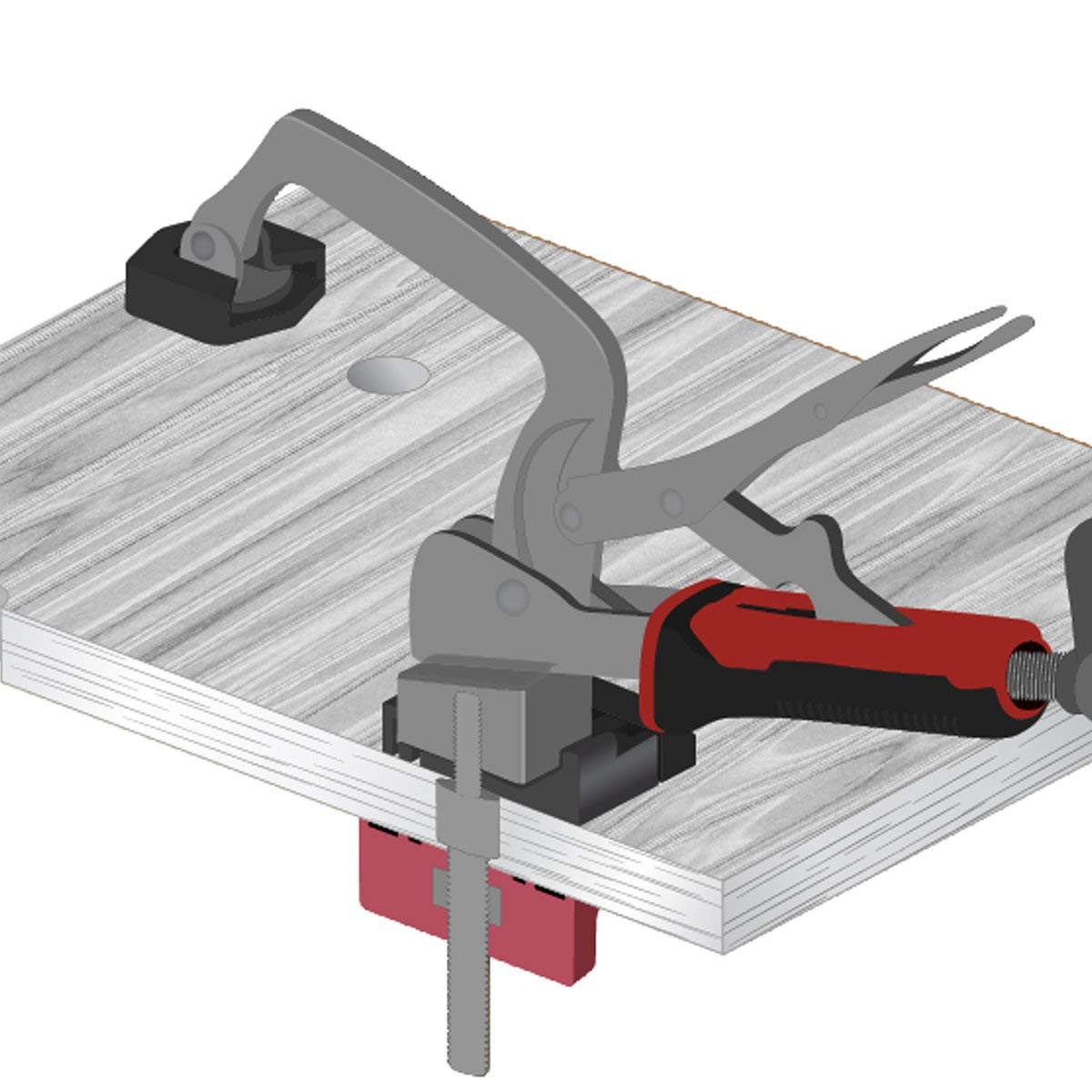 4016 BenchLock - Bench Clamp Base,Black