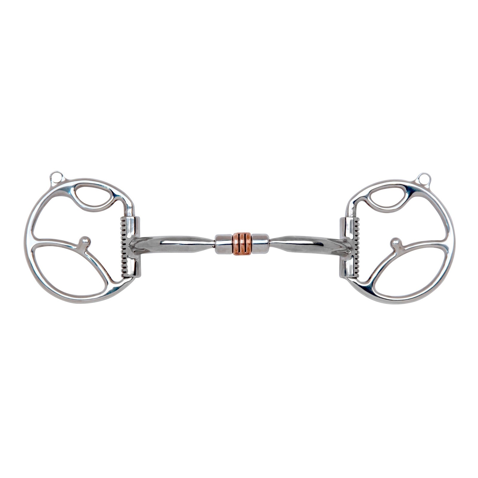 Myler Western Dee with Hooks and Comfort Snaffle with Copper Roller MB 03