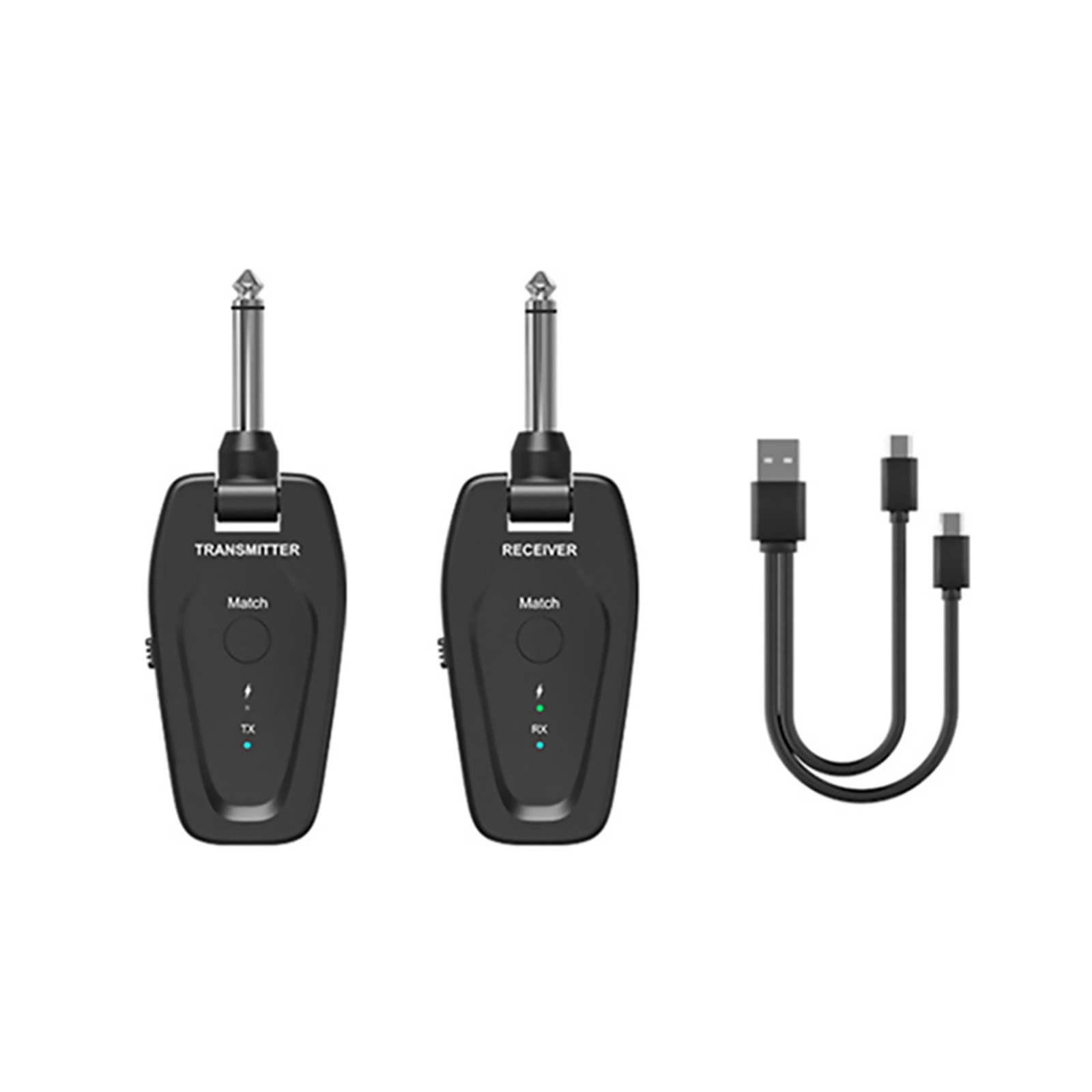 New UHF Wireless Guitar System Transmitter Receiver Instrument Accessories