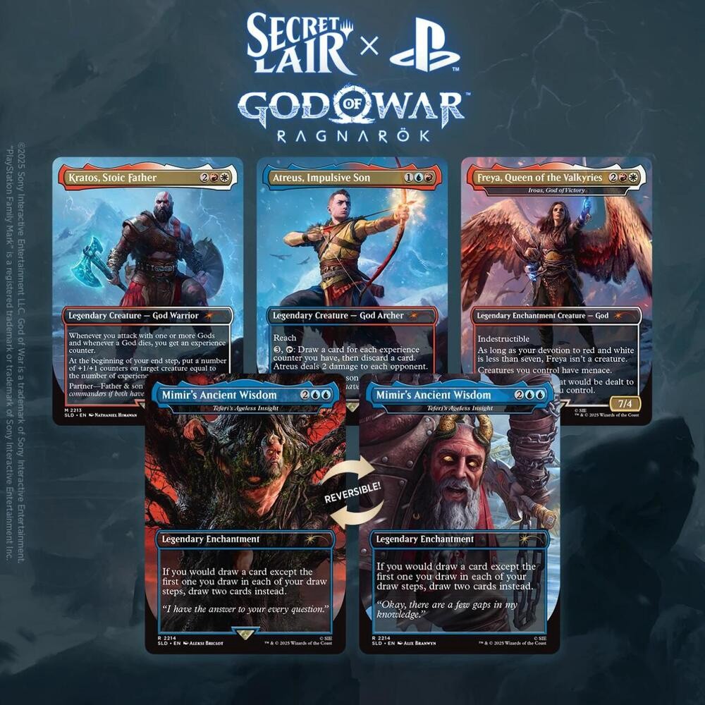 Magic: The Gathering - Secret Lair - God of War - Norse Non-Foil Edition