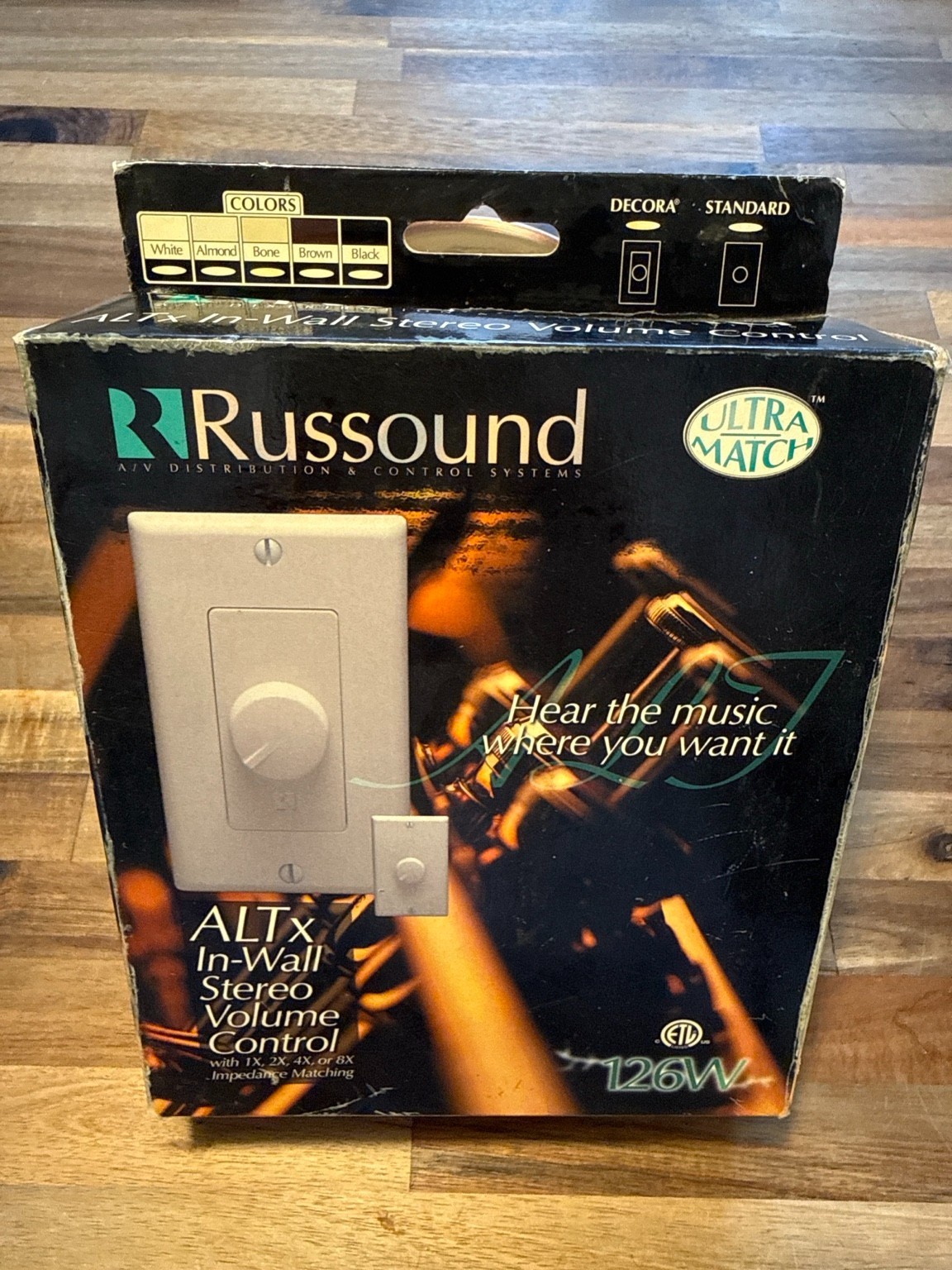 Russound ALTx-2D Bone In-Wall Stereo Volume Control 126W Impedance Matching