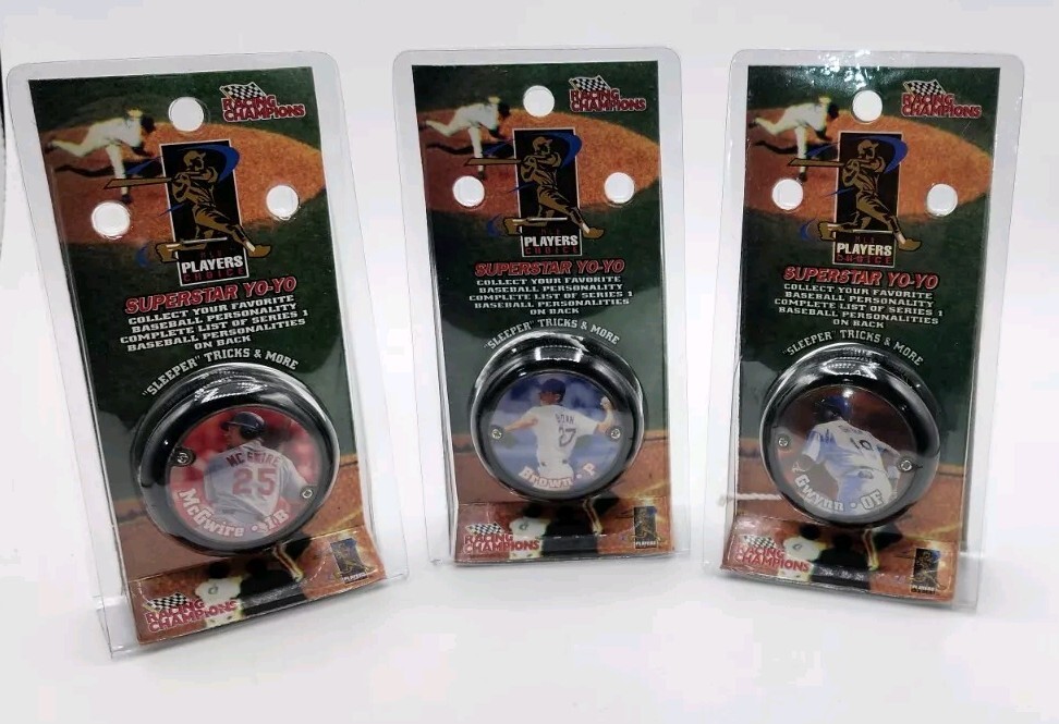 Superstar Yo-yo Tony Gwynn Mark McGwire & Kevin Brown All New Lot Of 3 Series 1