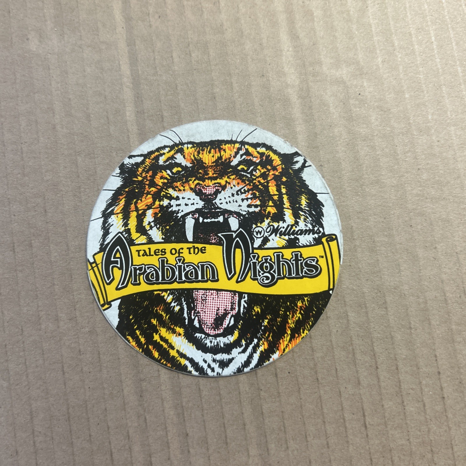 Tales Of The Arabian Knights Sticker Pinball Plastic Part Bp2