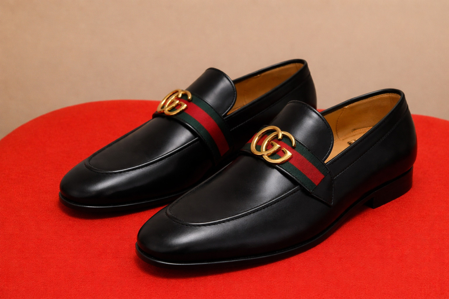 MENS HANDMADE LEATHER SHOES, FASHION LOAFERS SHOES FOR MENS, BLACK