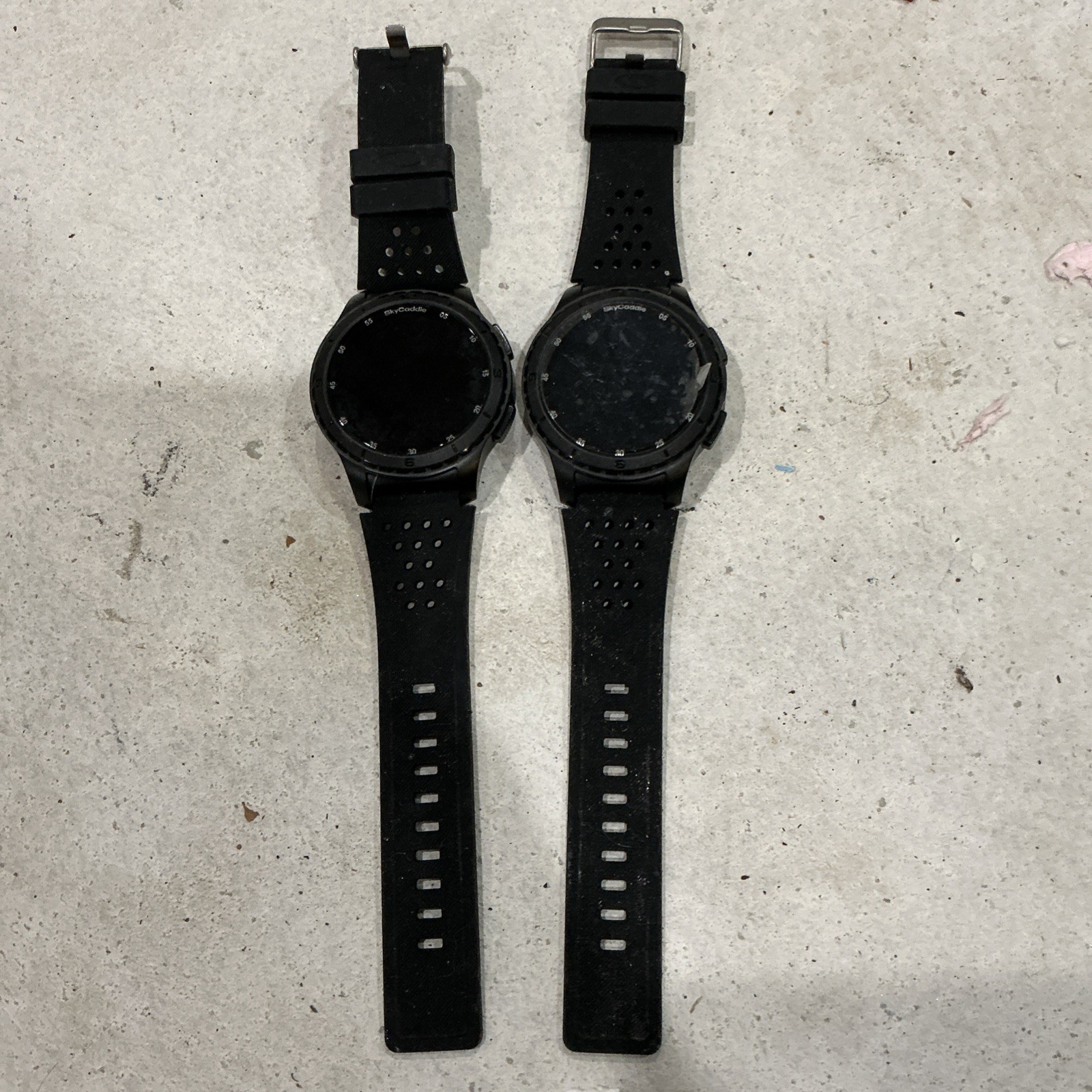 Lot Of 2 Skycaddie LX5 GPS Golf Watch- Color Touchscreen- UNTESTED