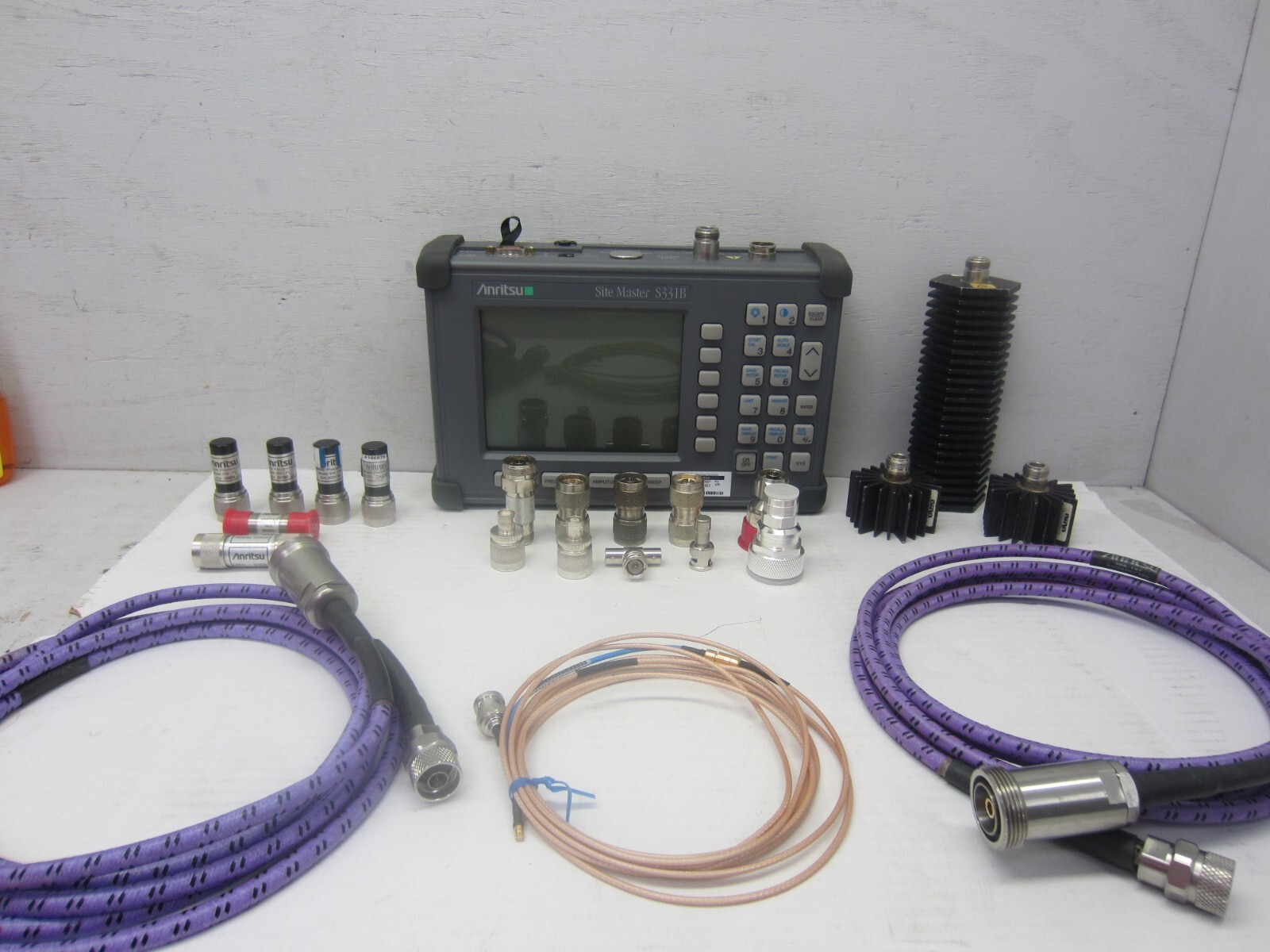 Anritsu S331B Site Master Cable Antenna Analyzer Ver1.48 W/ Option 5 S/N: 102110