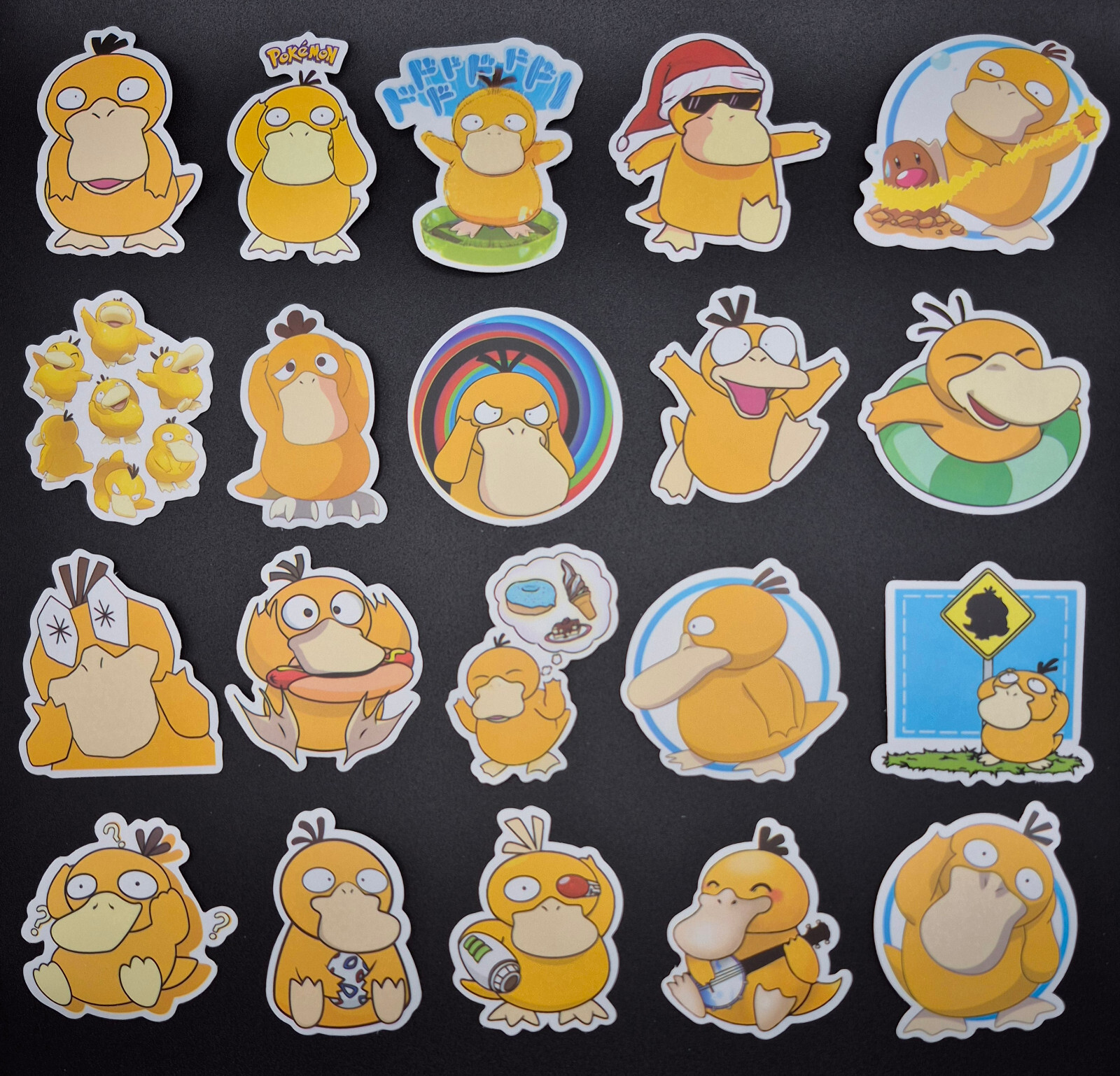 Psyduck Pokemon Stickers 50 Pack Sticker Set Decals - US Seller