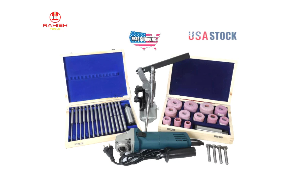 Valve Seat Re Storation Grinder Complete Kit 54 Pcs B & D  Style USA RAHISHTOOLS
