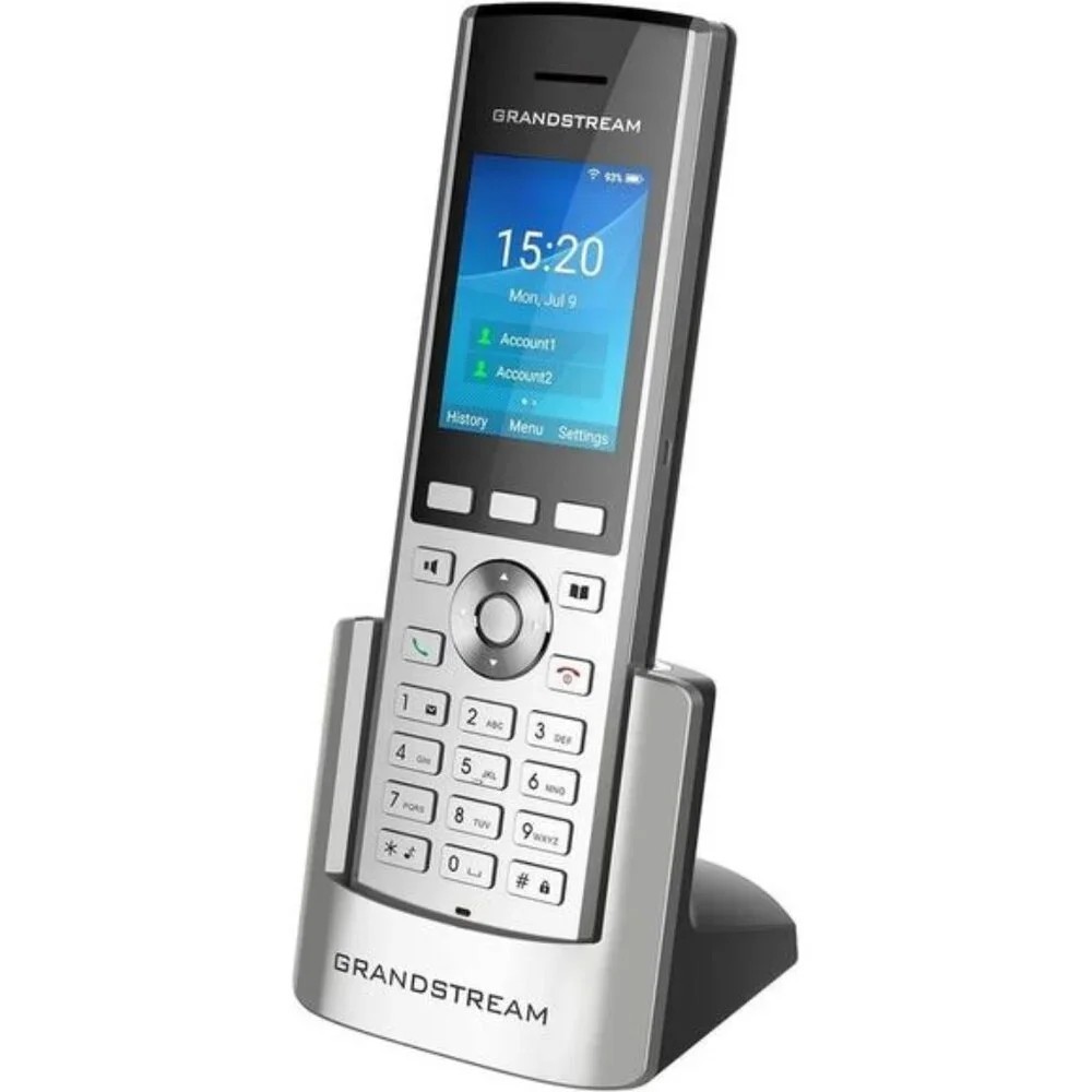 Grandstream WP820 Enterprise WiFi Phone w Charging Dock and power supply
