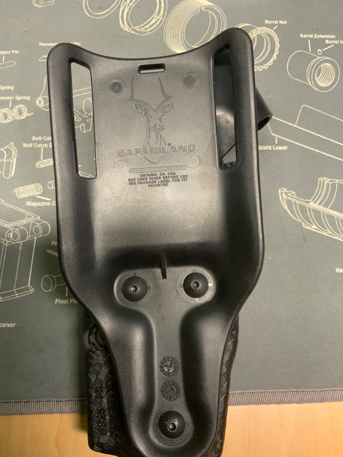 Safariland Basketweave Duty Holster 6325-148 Springfield XD LH