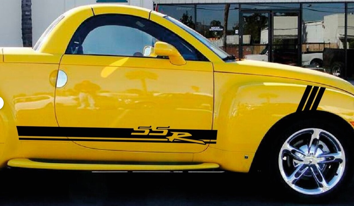 Rocker Stripes Fits: Chevy SSR Graphics Vinyl Decal 3M Vinyl