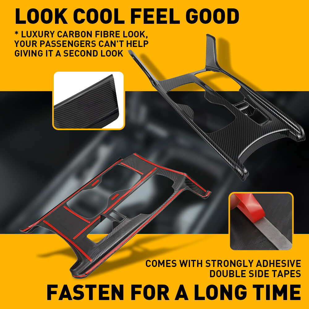 Carbon Fiber Interior Gear Shift Panel Frame Cover For Honda Accord 2018-2022 H