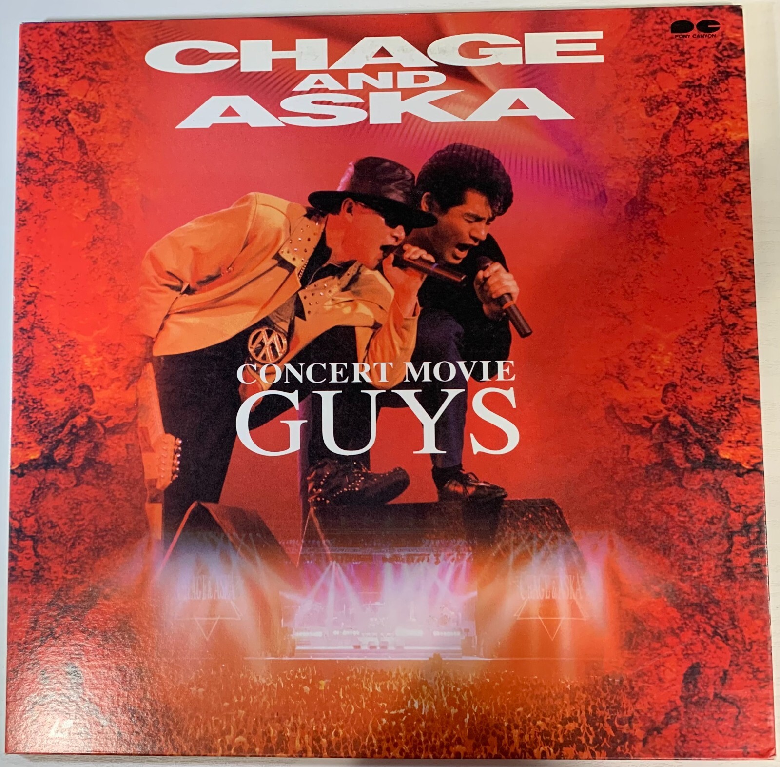Chage & Aska: Concert Movie - Guys Music LaserDisc 1992 PCLP-00419 from Japan