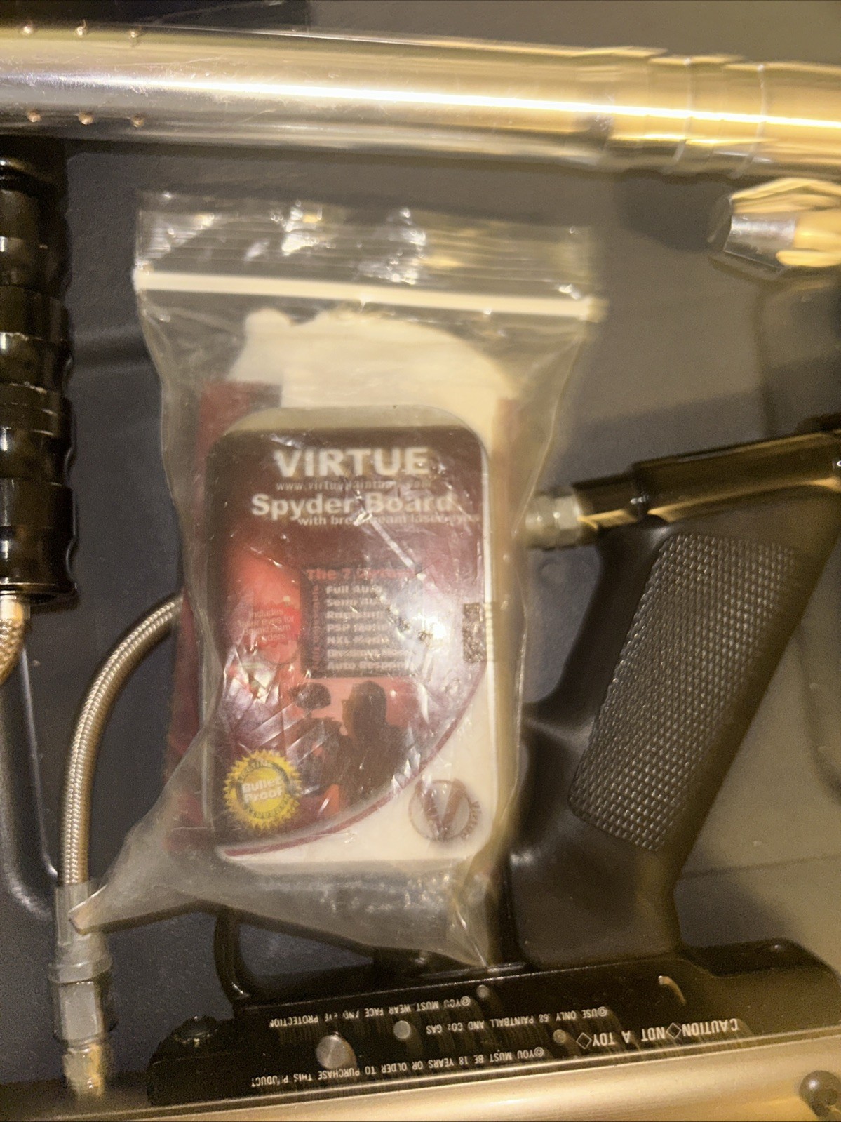 Virtue Spyder Board New & Spyder Marker - Tippmann Empire Eclipse Shocker Dye