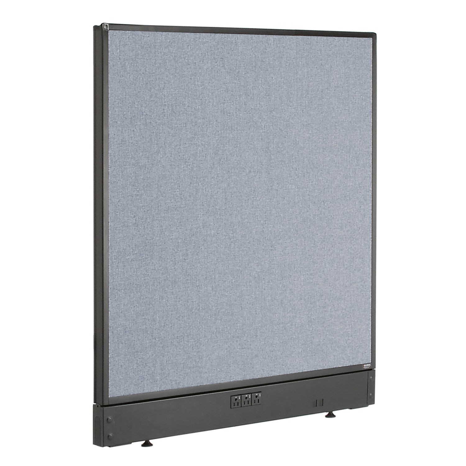 36-1/4"W x 46"H Electric Office Partition Panel Blue