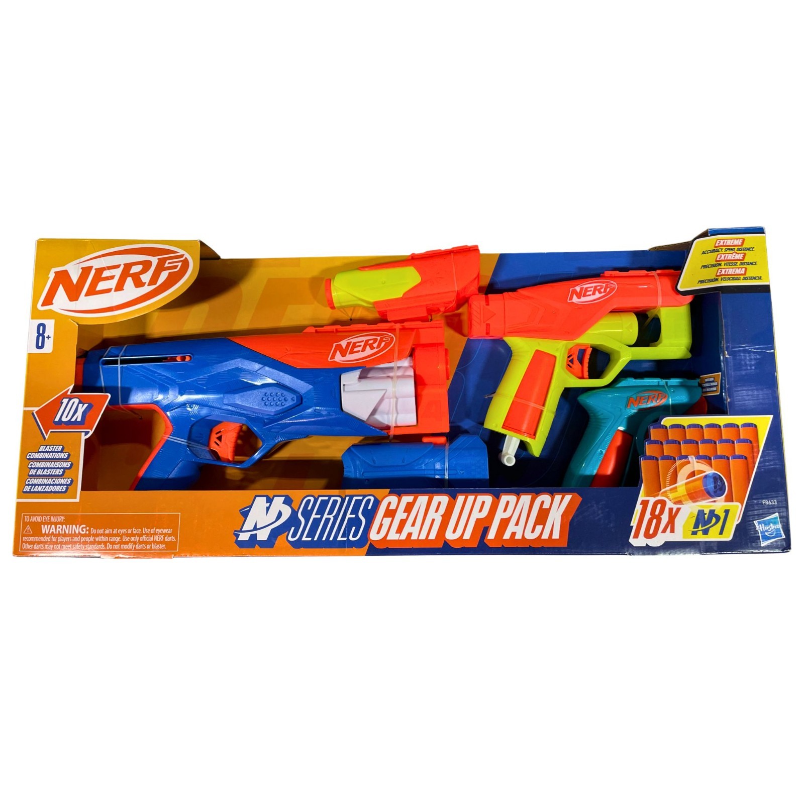 Nerf N Series Gear Up Pack Blaster Set w Darts New